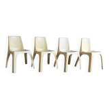 Set of 4 Kartell chairs model 4850 design Castiglioni Gaviraghi Lanza made in Italy 1965