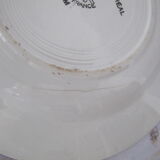 2 hollow plates made of Saint Amand earthenware
