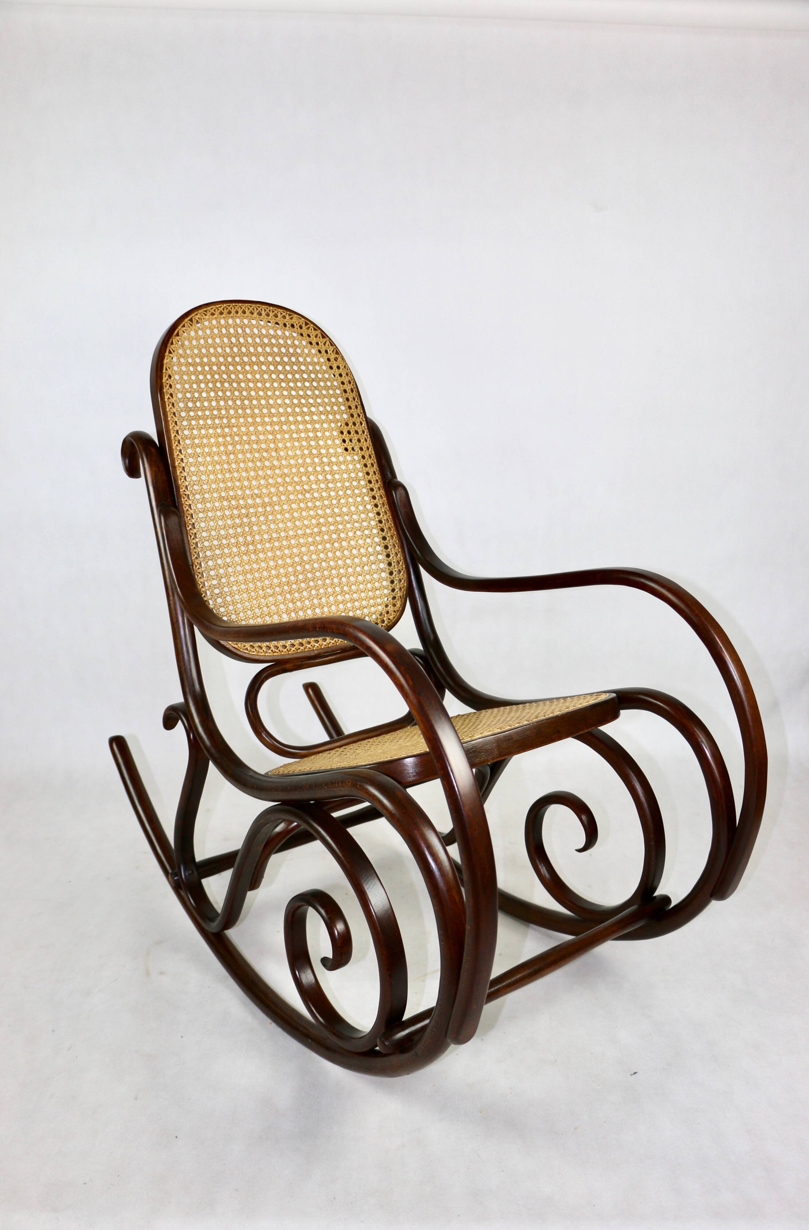 Vintage Brown Rocking Chair