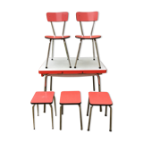 Set Table & Chairs & Kitchen Stools in Formica