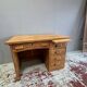1950s oak veneer desk