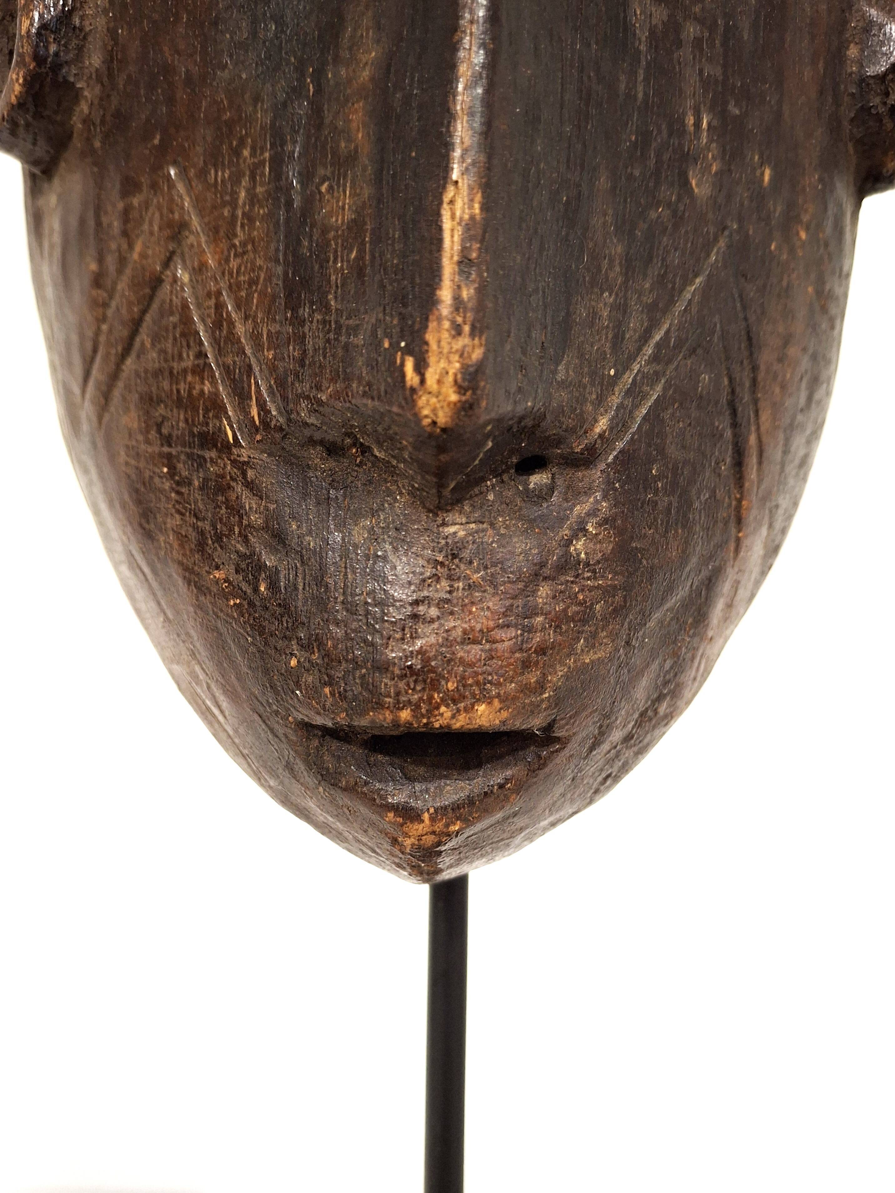 Masque Katanda - Tribu Lega, RD Congo - Milieu du 20e siècle