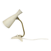 Original Modernist beige Metal Table Light by Cosack, Germany, 1960s