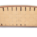 Fabric carved bench, 1930