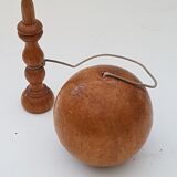 Large old light wood Bilboquet