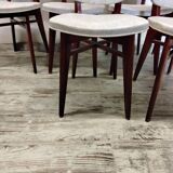 6 chaises en Skaï style scandinave