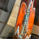 Slip glazed ceramic vase