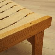 Oak footstool, Danish design, 1960s, made in Denmark