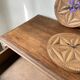 Oak console drapery 1950