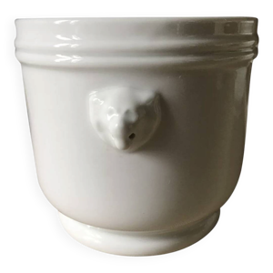 cache-pot tête de lion