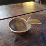 Cendrier en laiton massif – design "apple" vintage cendrier en laiton