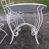 Iron garden furniture