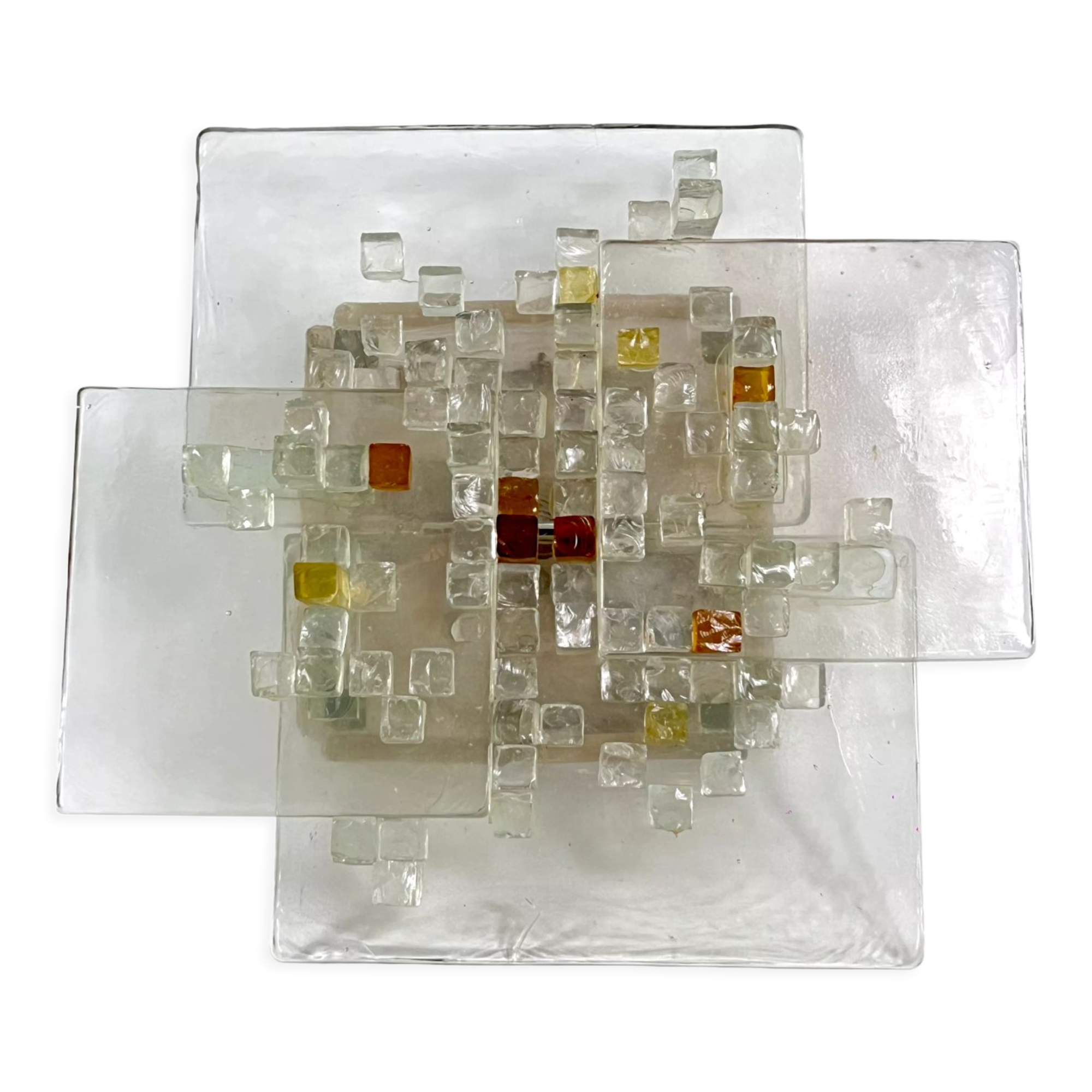 Mid-Century Murano Glass wall light by Albano Poli for Poliarte. Italy 1970s