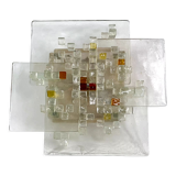 Mid-Century Murano Glass wall light by Albano Poli for Poliarte. Italy 1970s