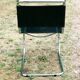 Lot de 4 chaises design Mies Van Der Rohe, édition années 80
