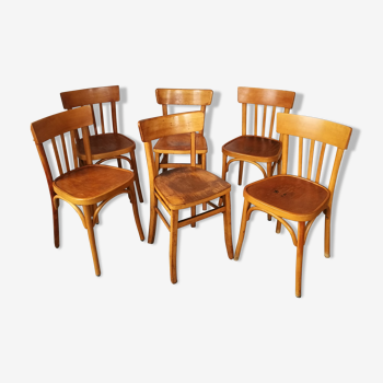 Set de 6 chaises bistrot