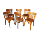Set de 6 chaises bistrot