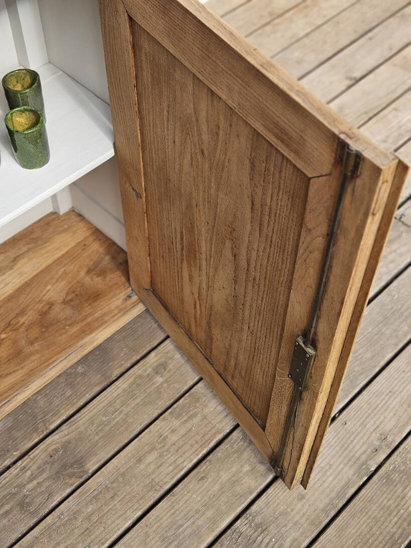 Solid oak sideboard top, hade made creation | elea