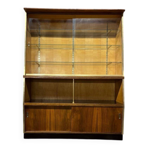 Vitrine vintage en bois - haute