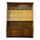 Vitrine vintage en bois XL haute / armoire murale / meuble