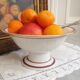 Porcelain standing fruit cup
