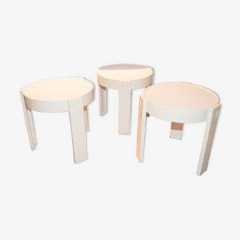 Set de 3 tables gigognes design Holland 70