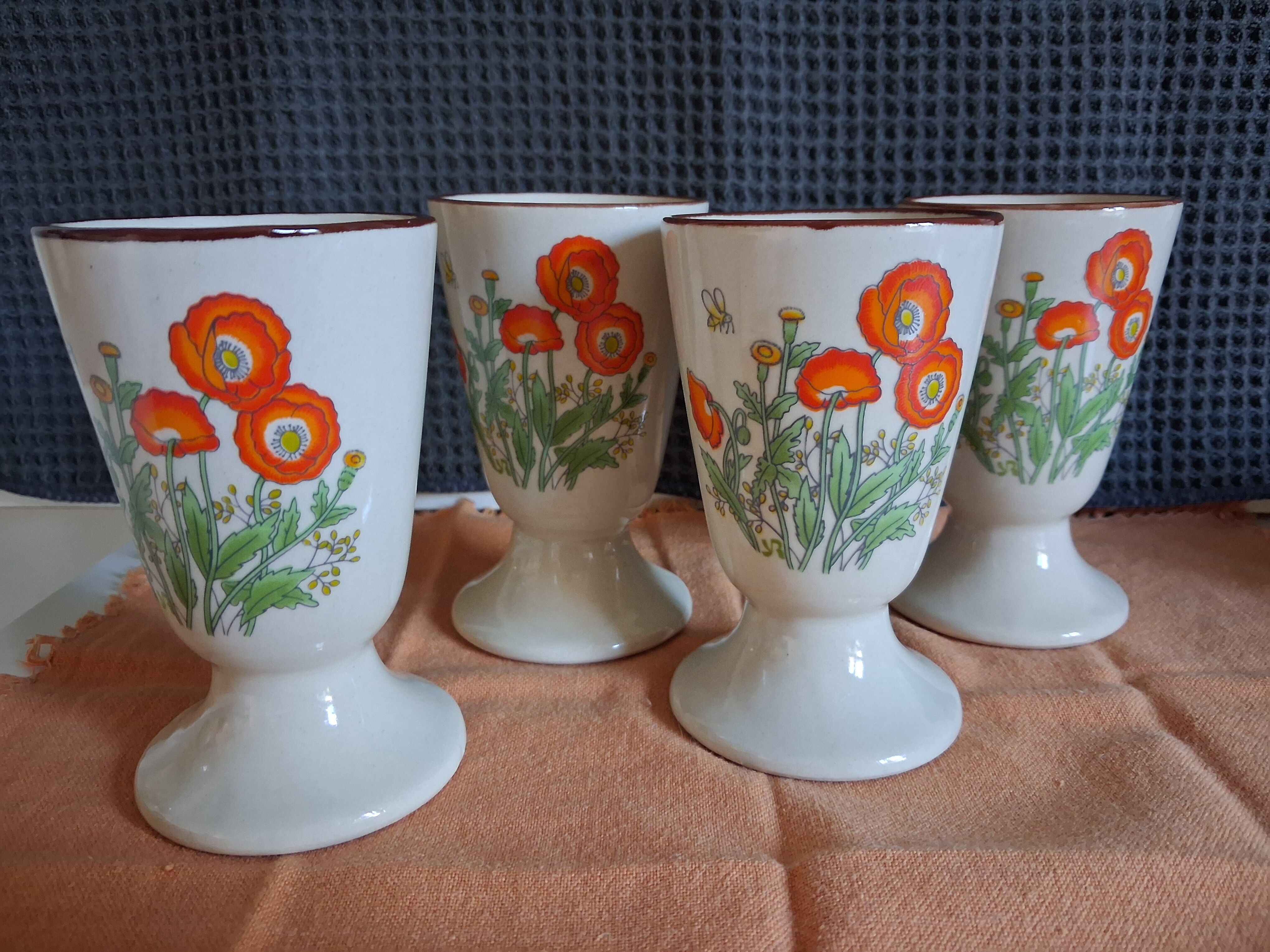 Mazagrans vintage motif floral