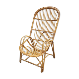 Rattan basket chair