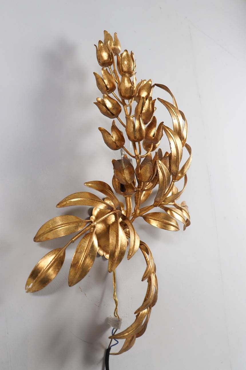 Hans Kögl. Wall lamp/ceiling lamp, 'Pioggia D'oro', Germany, 1960s.