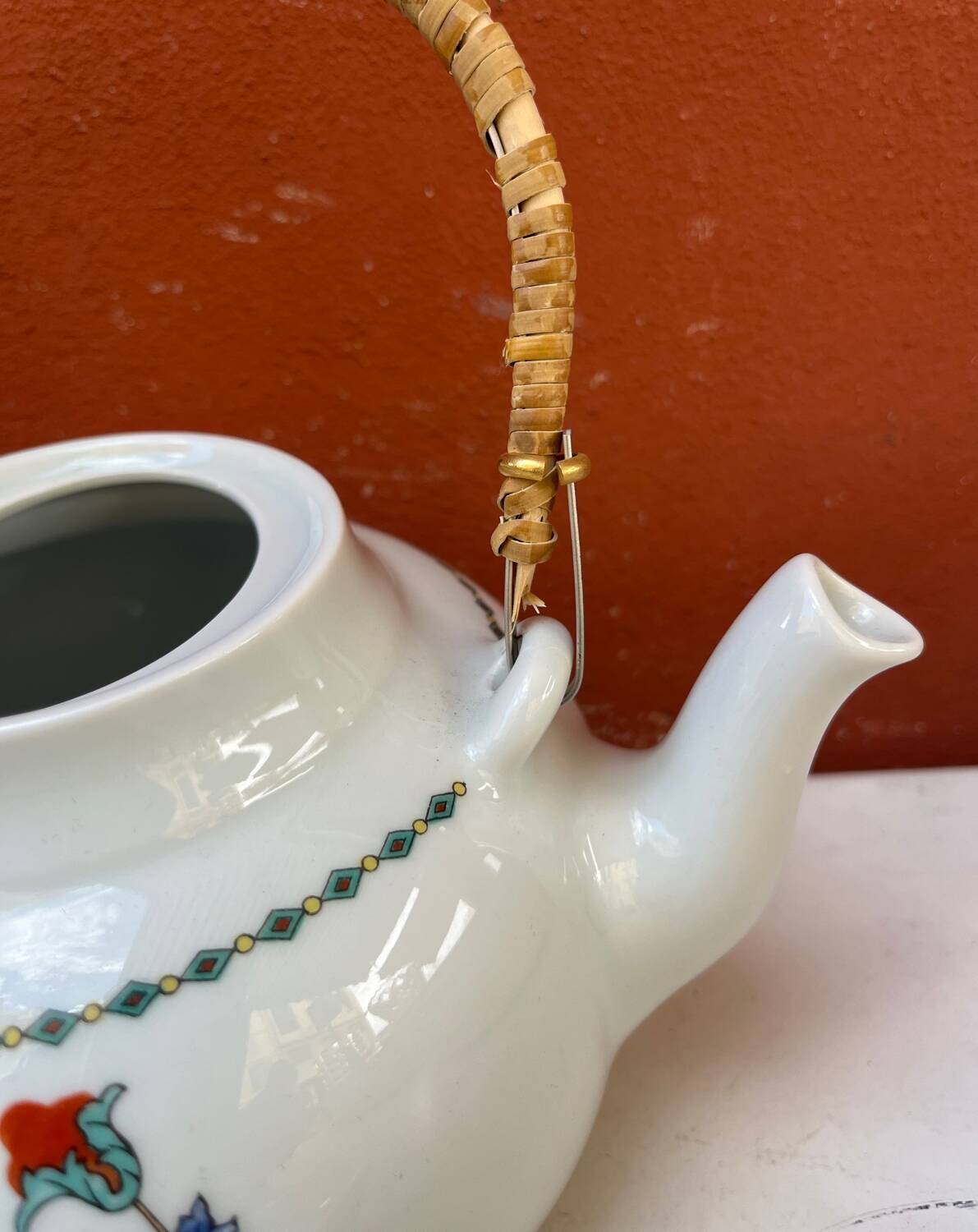 Porcelain teapot