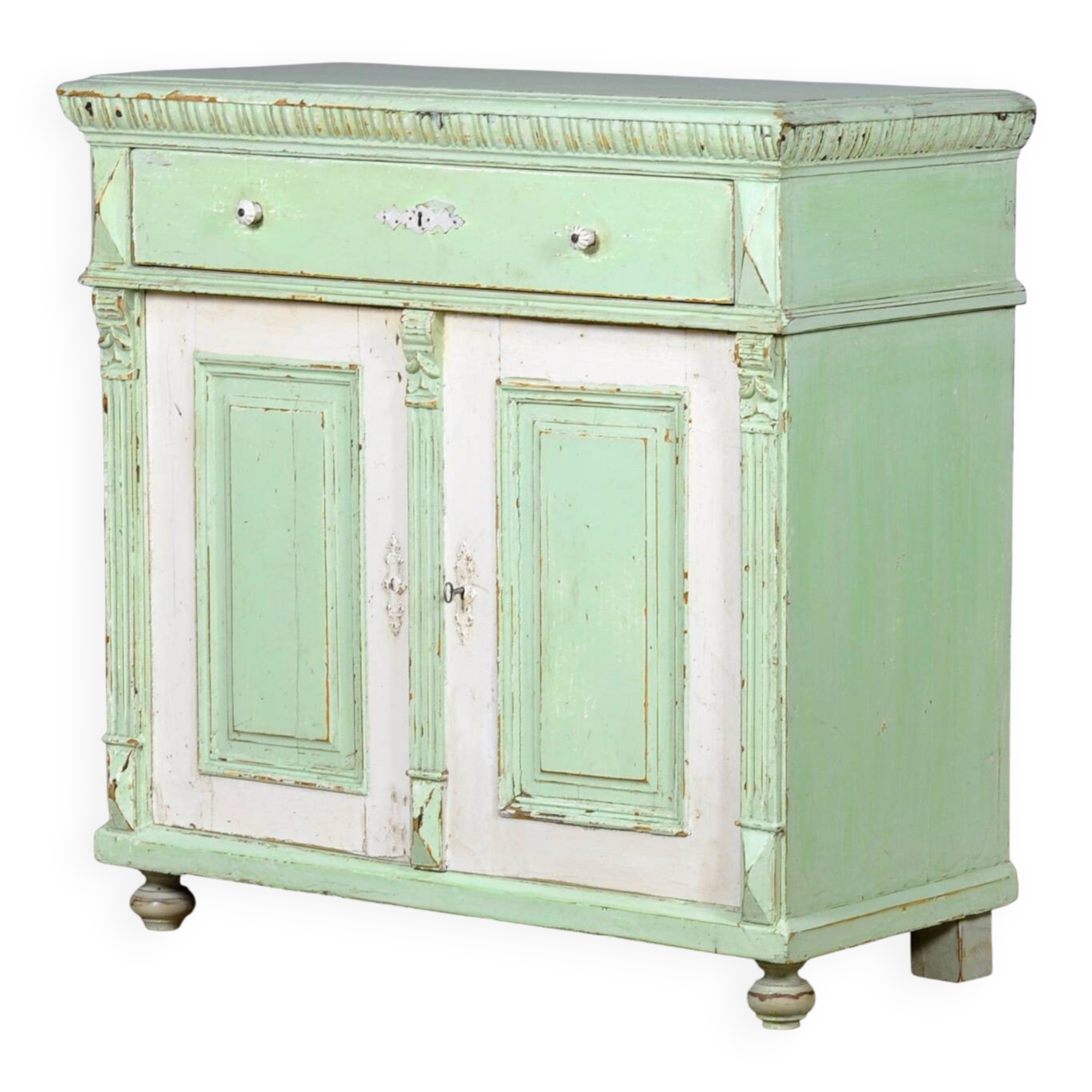 Antique pine sideboard, circa 1910