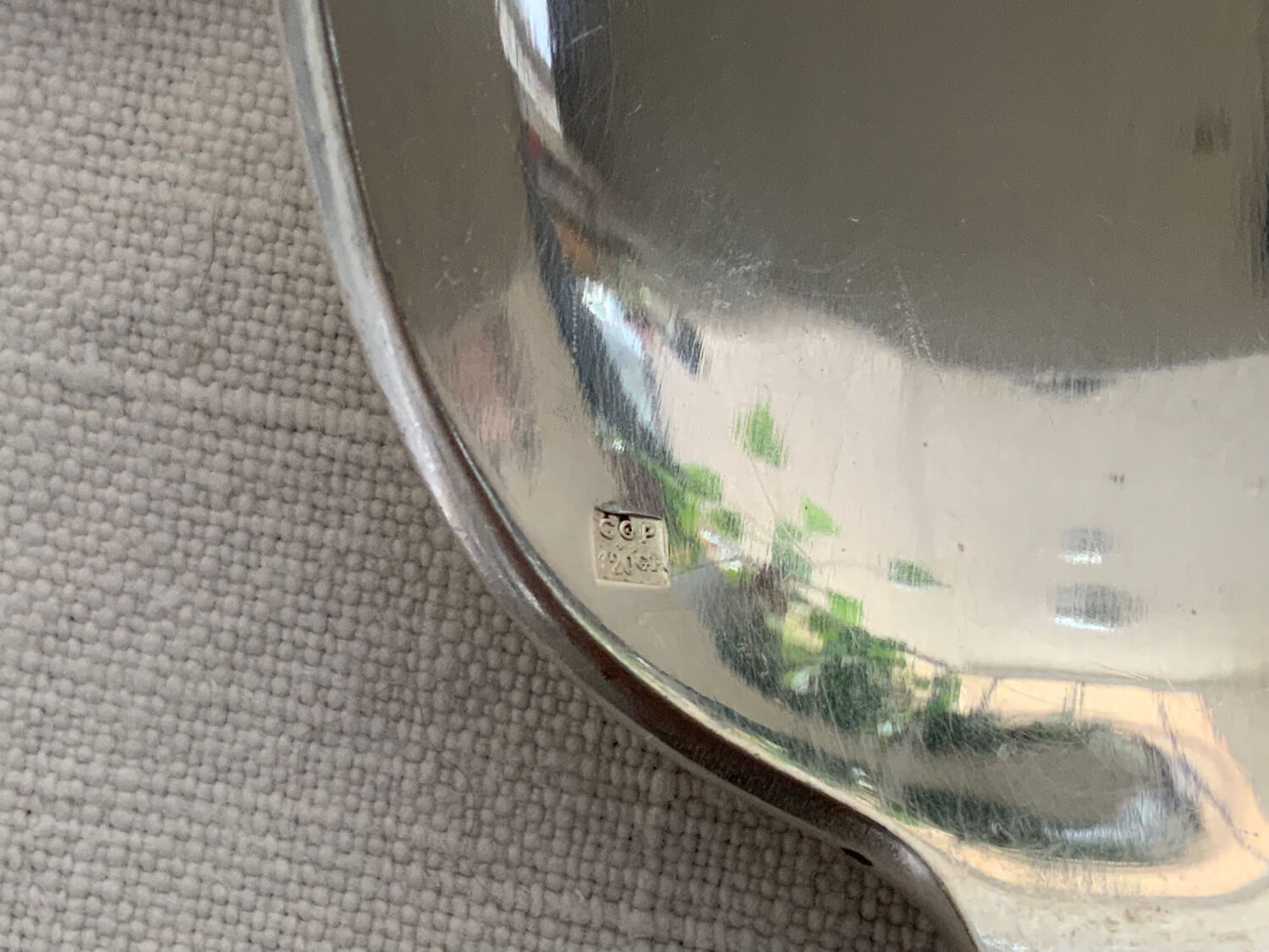 12 silver-plated spoons