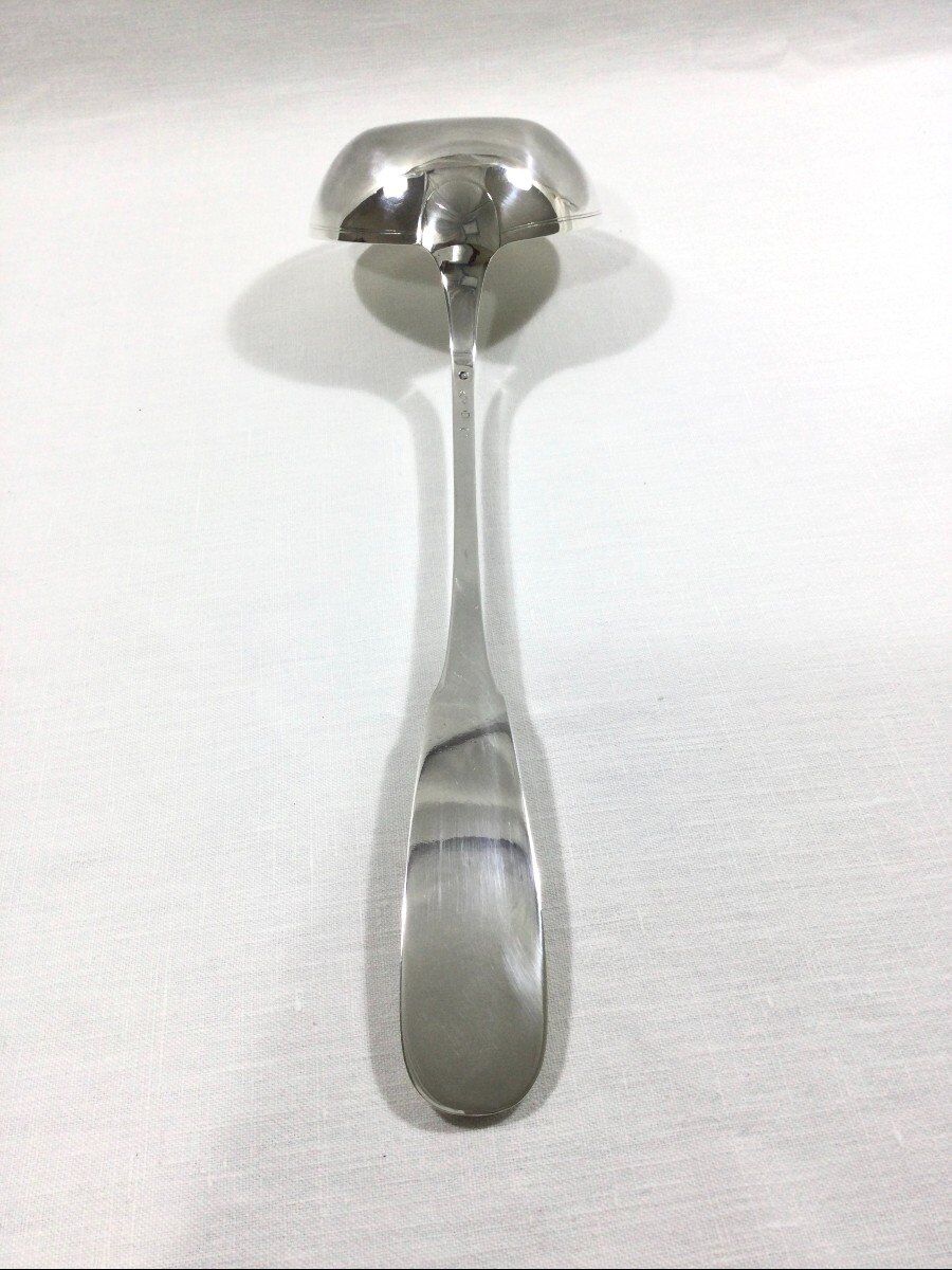 Louche argent 1 er coq vieux paris