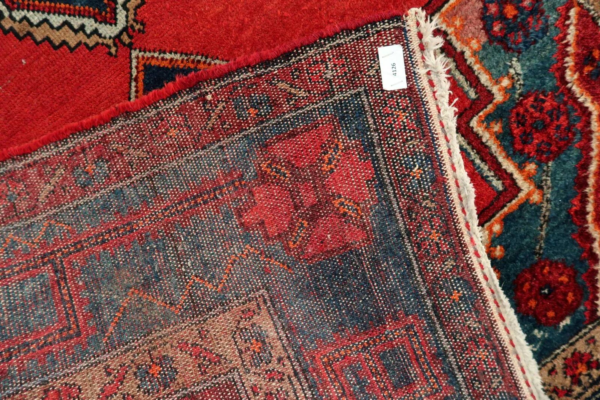 Antique 1920s Persian Malayer rug 127cm x 220cm - 1C1252