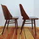 Ensemble de quatre chaises par O. Haerdtl pour Ton Tchécoslovaquie, années 1960