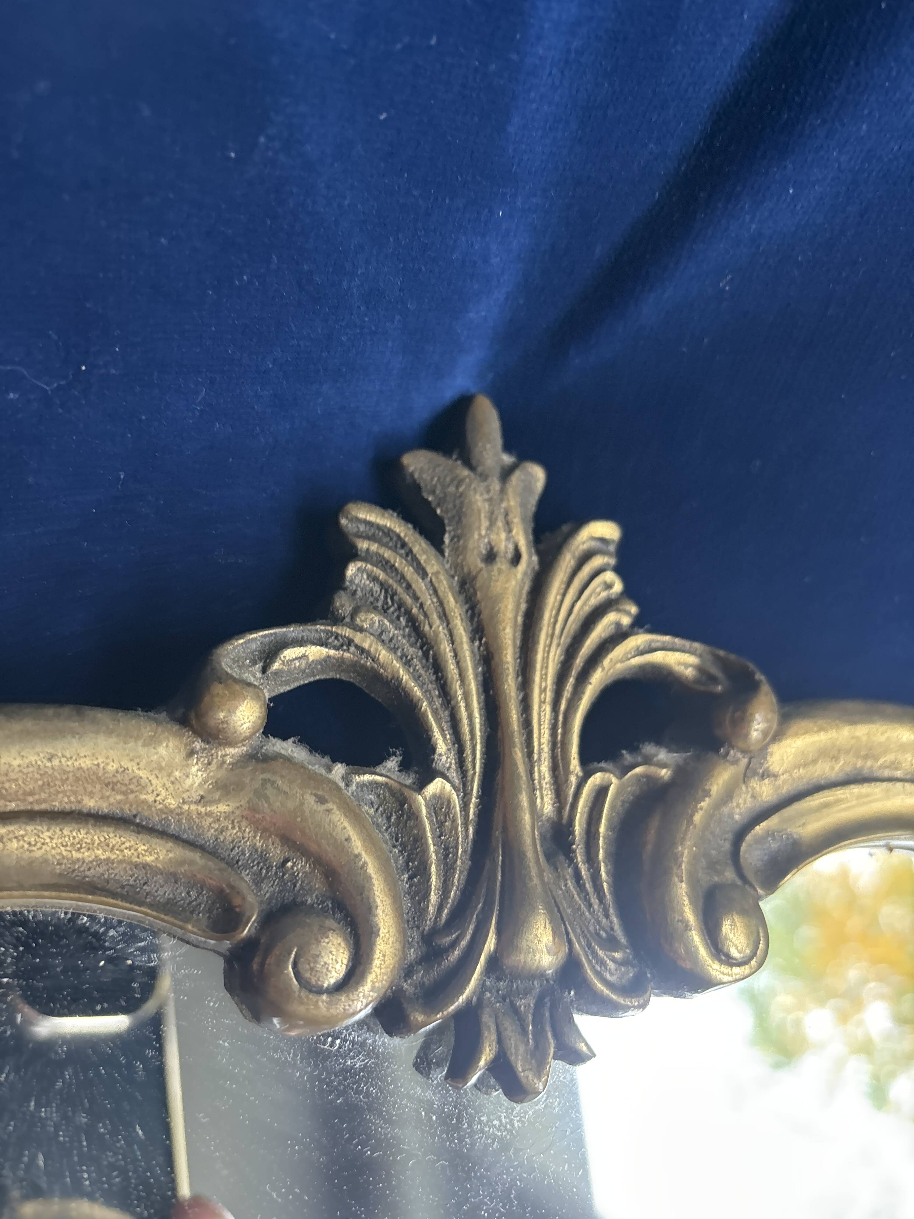 Bronze wall mirror