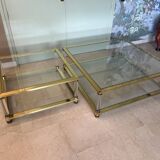 Set of 2 Coffee tables in the style of Pierre Vandel