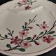 Asparagus plate Sarreguemines decoration sharp sharp early twentieth century