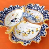 Table servant trifeuille fawn polychrome HB Quimper