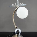 Art Deco / Streamline Moderne "Airplane" propeller lamp, circa 1930-1940