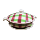 Soup tureen and dish set from Sarreguemines and Digoin, Sousse model, Scottish decoration.