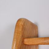 Secretary and shelf hanging in elm.