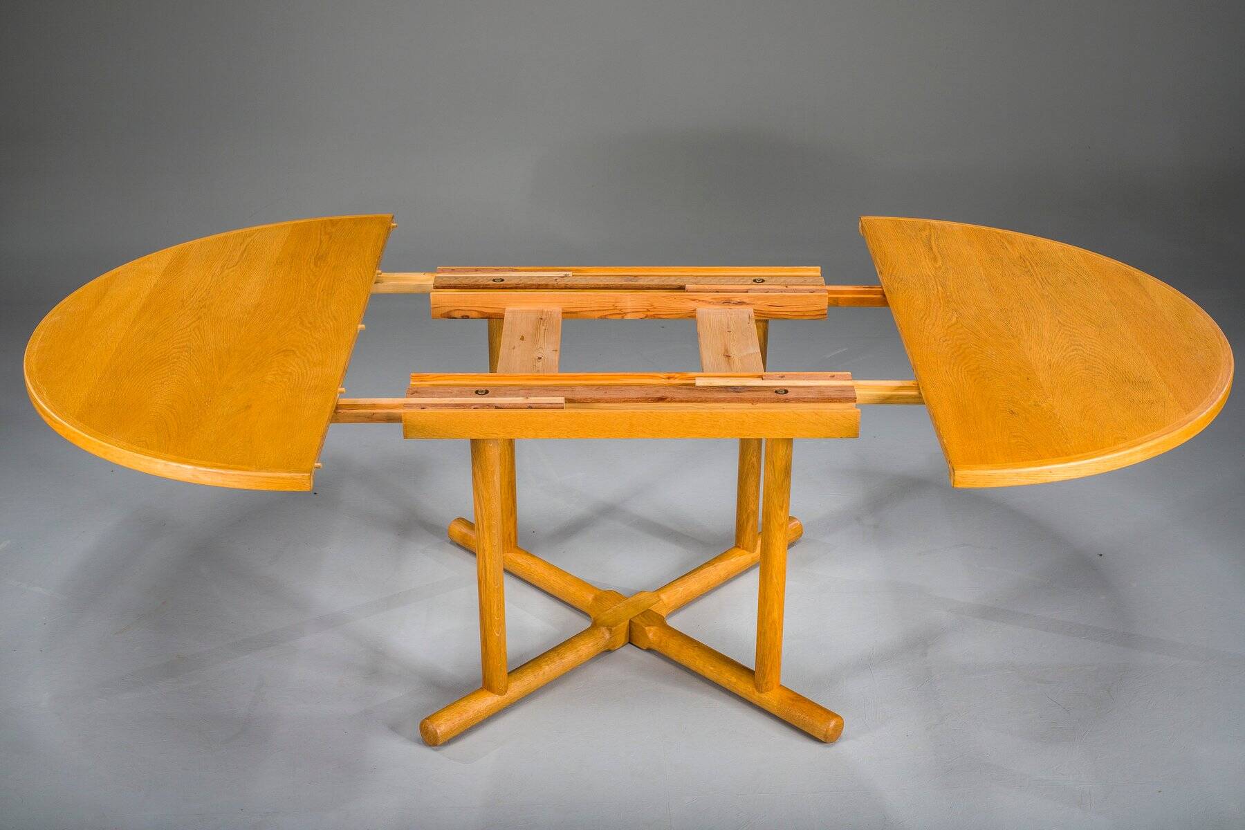 Danish extendable oak dining table by Kurt Østervig for Jason Møbler, 1950s