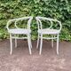 Ancienne paire de chaises italienne Salvatore Leone