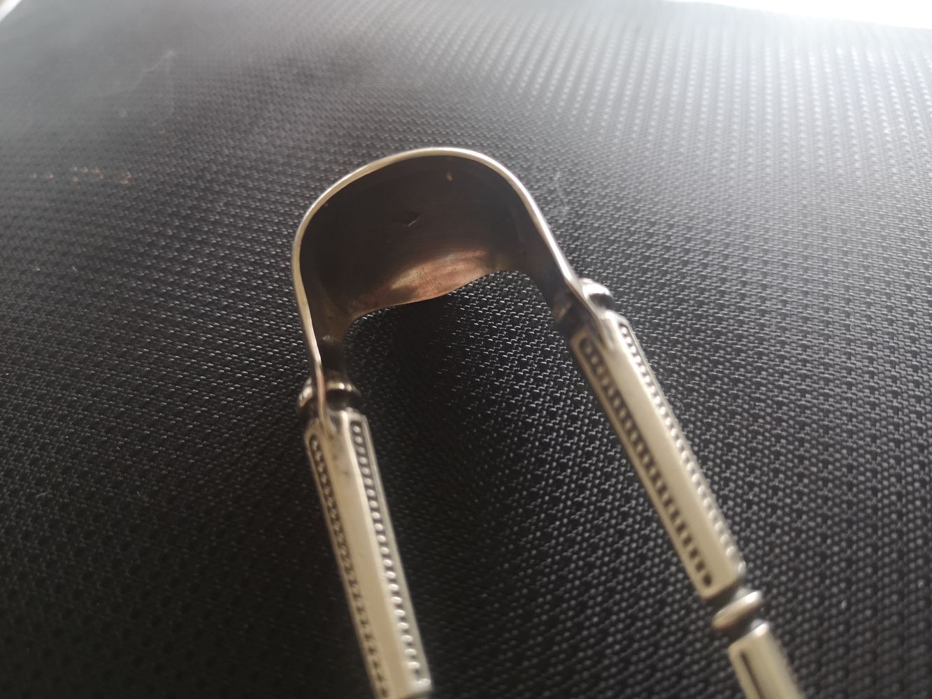 Sterling silver sugar tongs 19th century