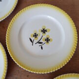 4 assiettes plates