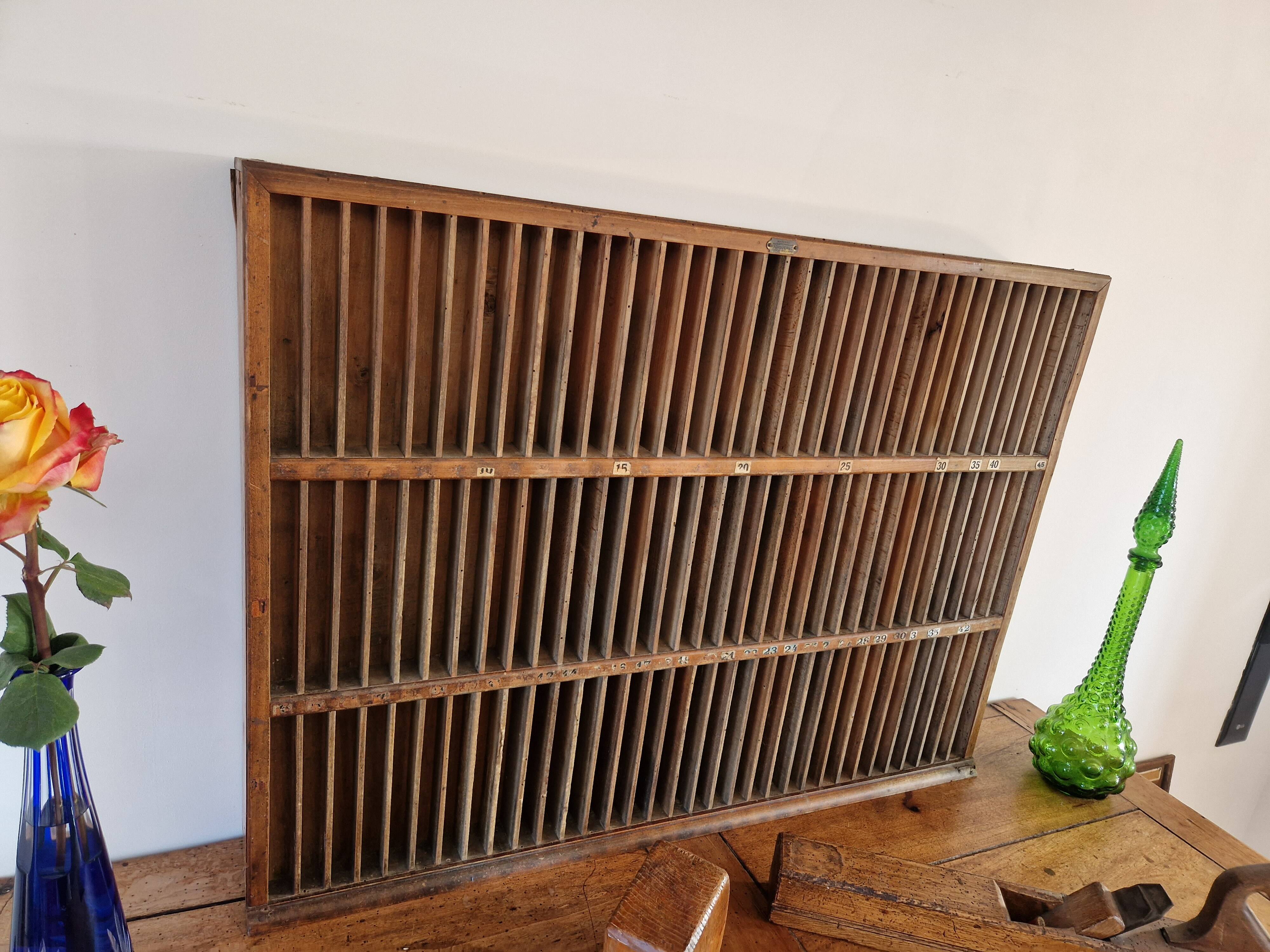 Historic Radiguer printing cabinet – characterful piece of furniture