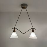 80s Scandinavian style chandelier