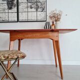 Table with folding compass legs