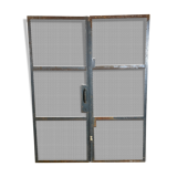 Double old factory door